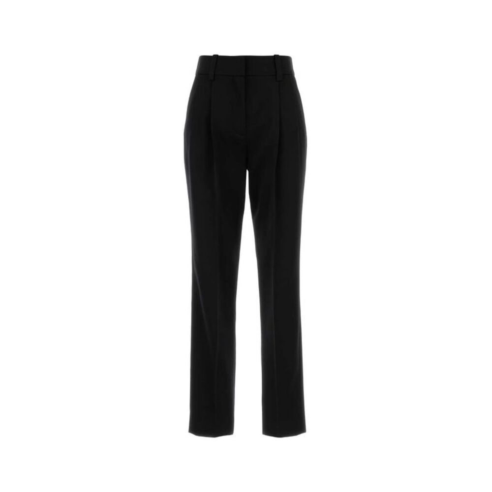 Balmain Women Black Wool Pant
